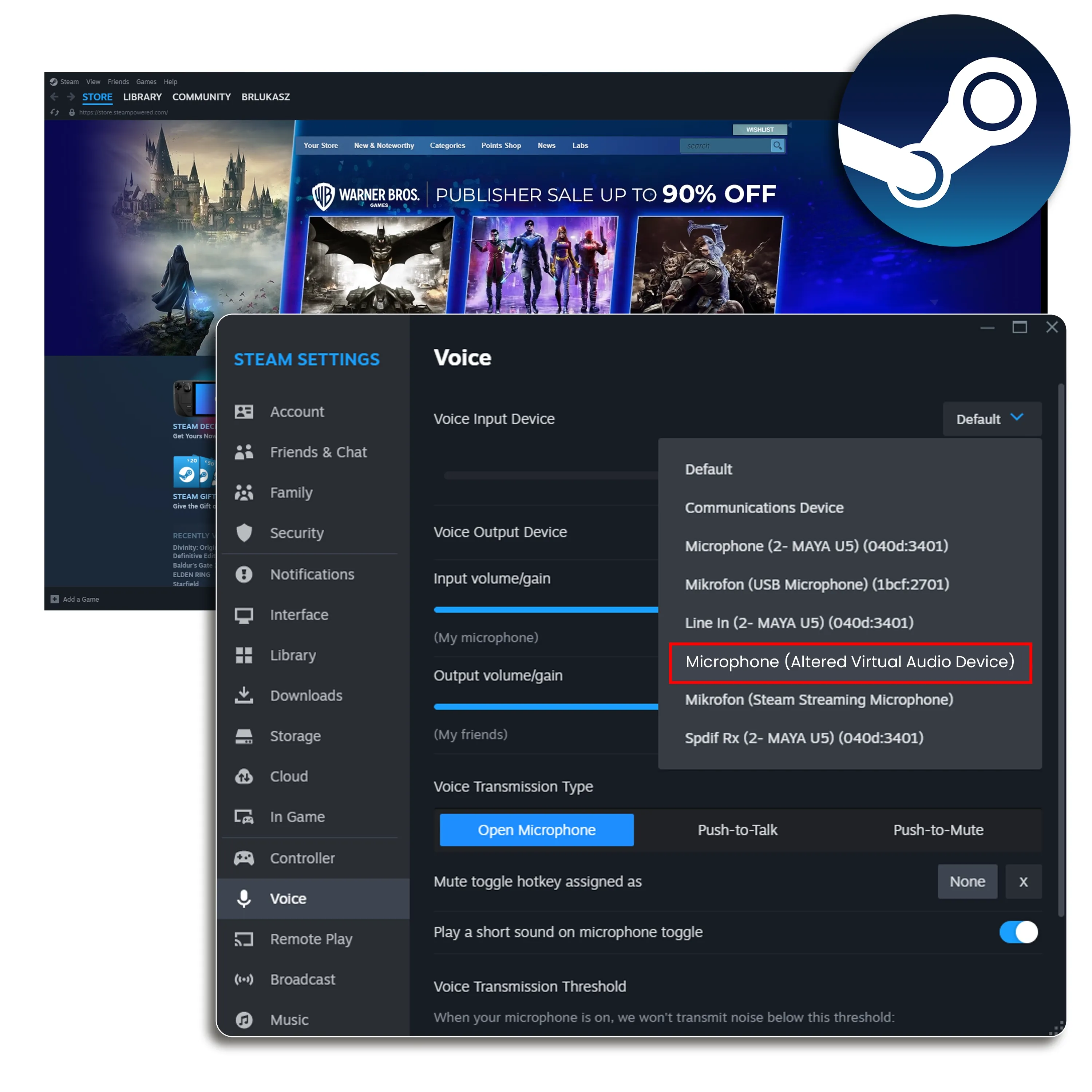 How to use Real-Time in Steam
